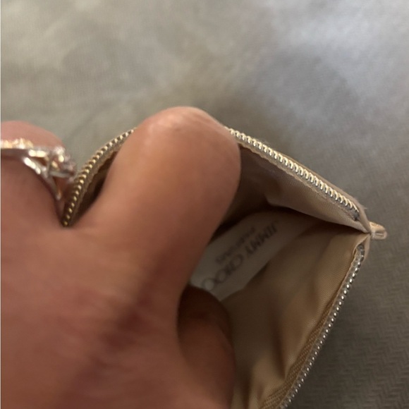 Jimmy Choo Glitter Gold‎ Pouch - Picture 6 of 11
